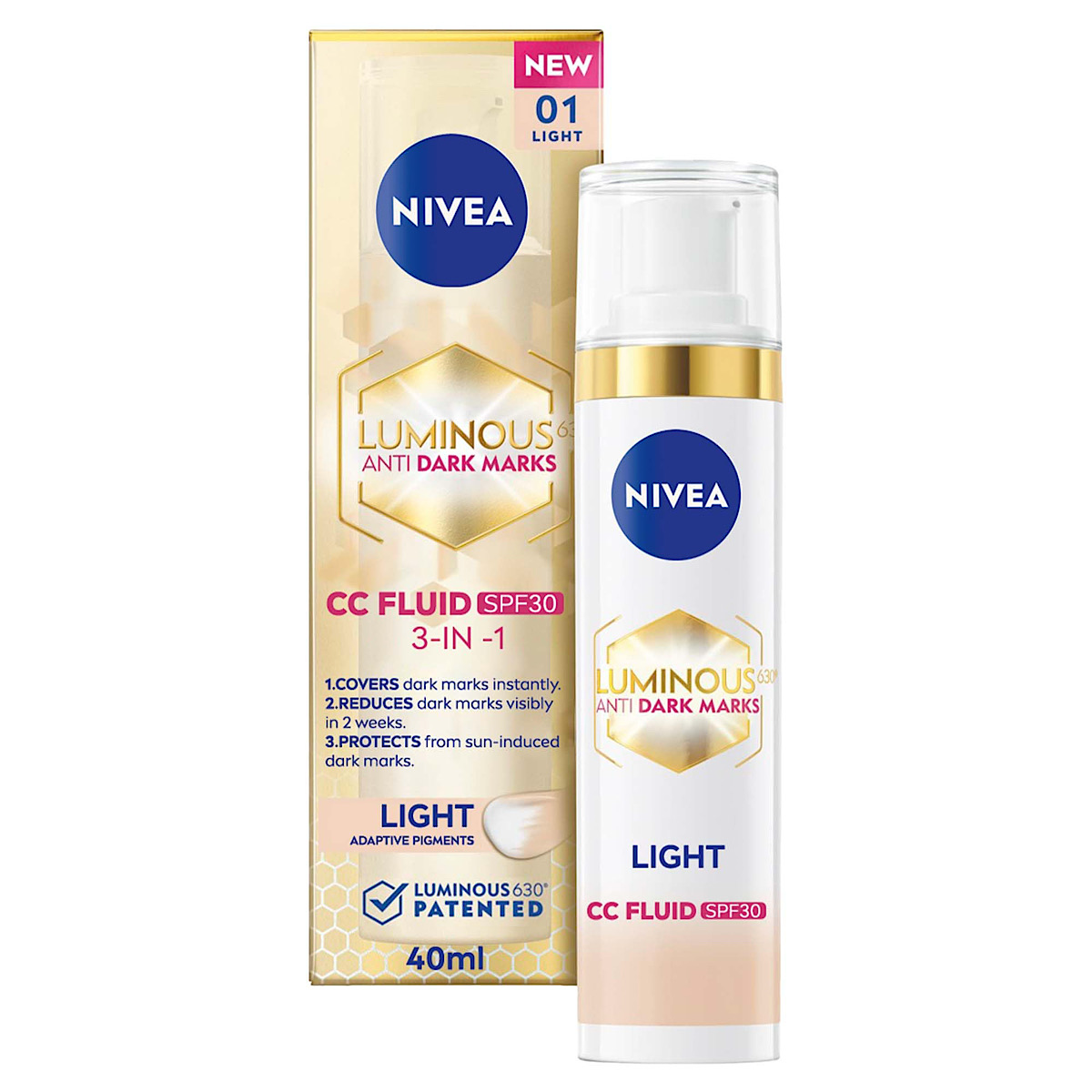 Nivea Luminous 630 Fluid Spf30 3-in-1 Light
